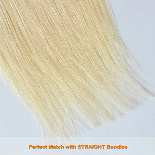 #613 Straight 4x4 Human Hair Blonde Closure StylzPlusBeautyandHairConcepts