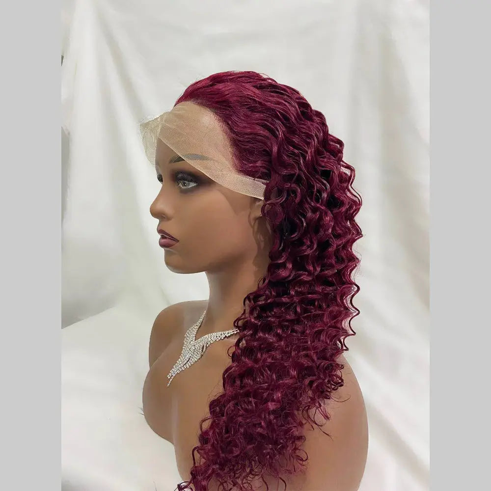 99J  13x4  HD Frontal Lace Wig Deep Wave Color Wig StylzPlusBeautyandHairConcepts
