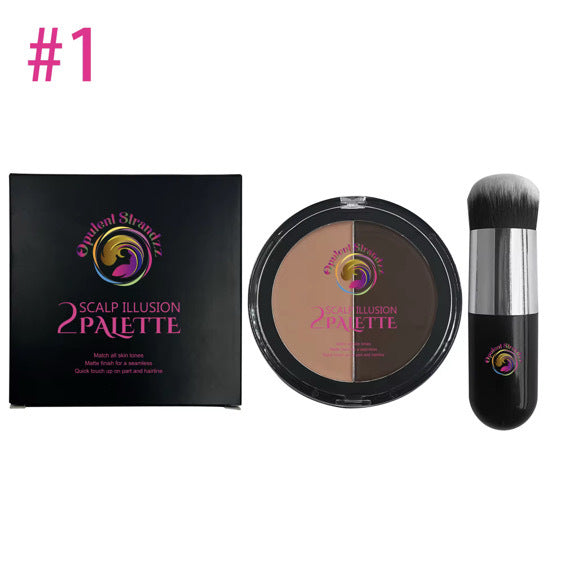 scalp illusion #1 with brush applicator.