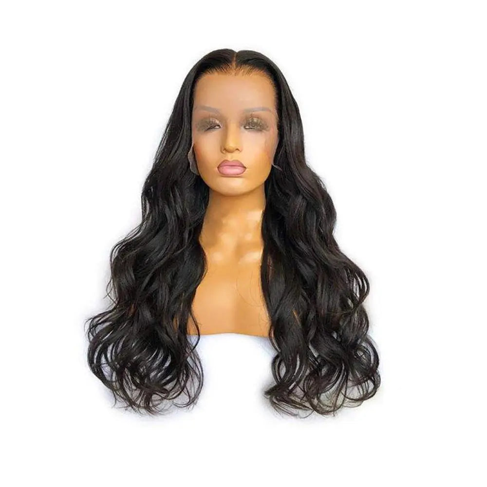 Body Wave HD Full Frontal 13*4 Lace Wig Natural Black StylzPlusBeautyandHairConcepts