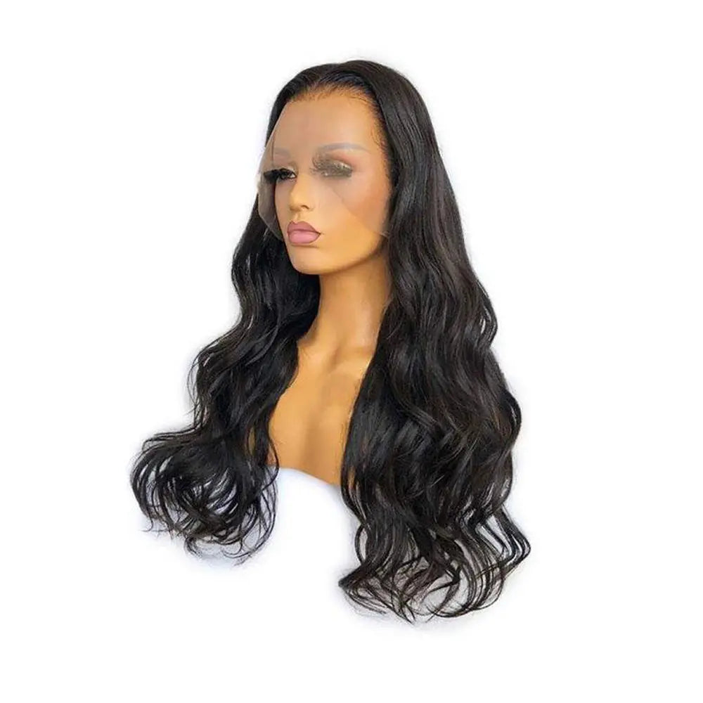 Body Wave HD Full Frontal 13*4 Lace Wig Natural Black StylzPlusBeautyandHairConcepts